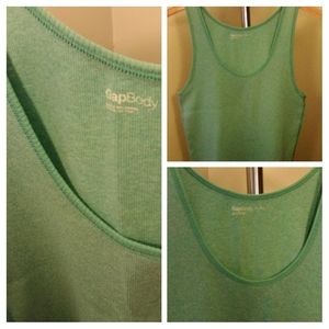 GapBody Light Green Cotton Tank Top Size XL/TG